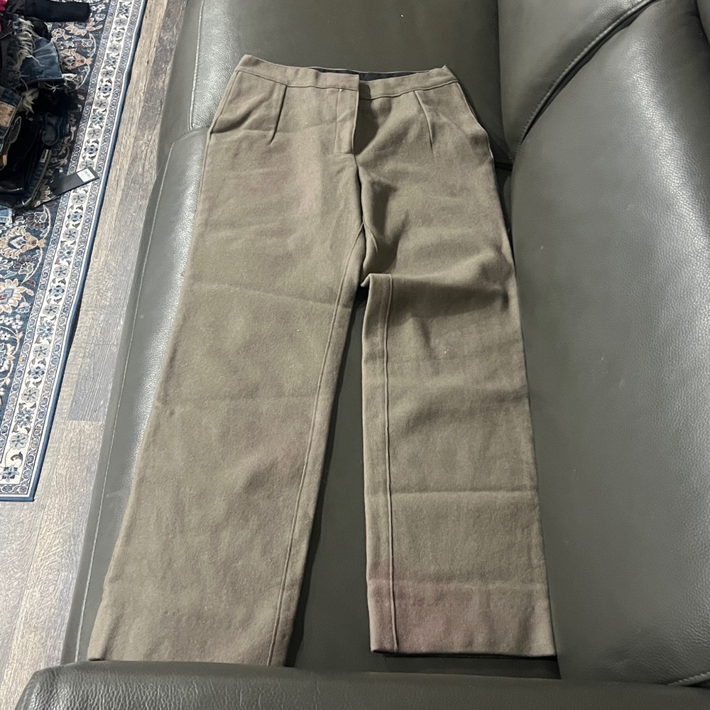 Gucci Black and Tan Trousers